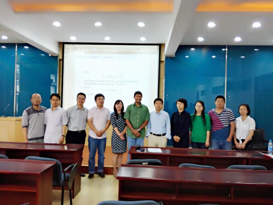 美国佛罗里达理工大学Kanishka Perera教授访问我院